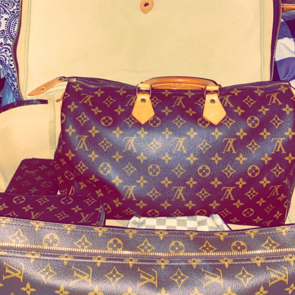 Louis Vuitton travel suitcase rare vintage style to add to your LV collection
